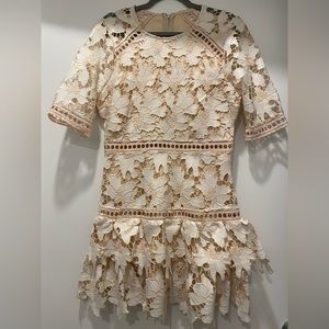 Taupe Letty Dress - Brand Just Me - Size L